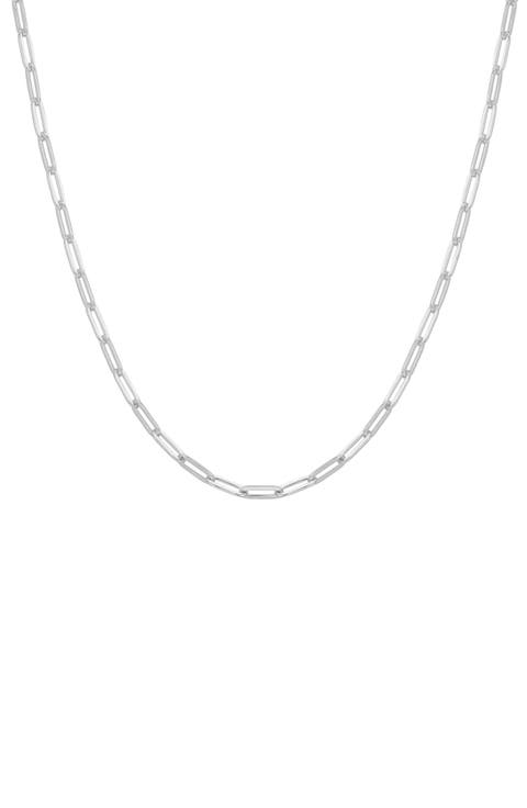 Paper Clip Chain Necklace