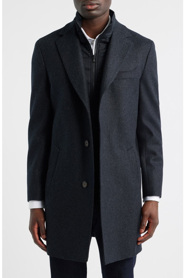 Delroy Wool Topcoat, Main, color, CHARCOAL