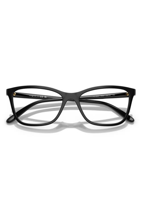 Vogue 54mm Butterfly Optical Glasses In Black