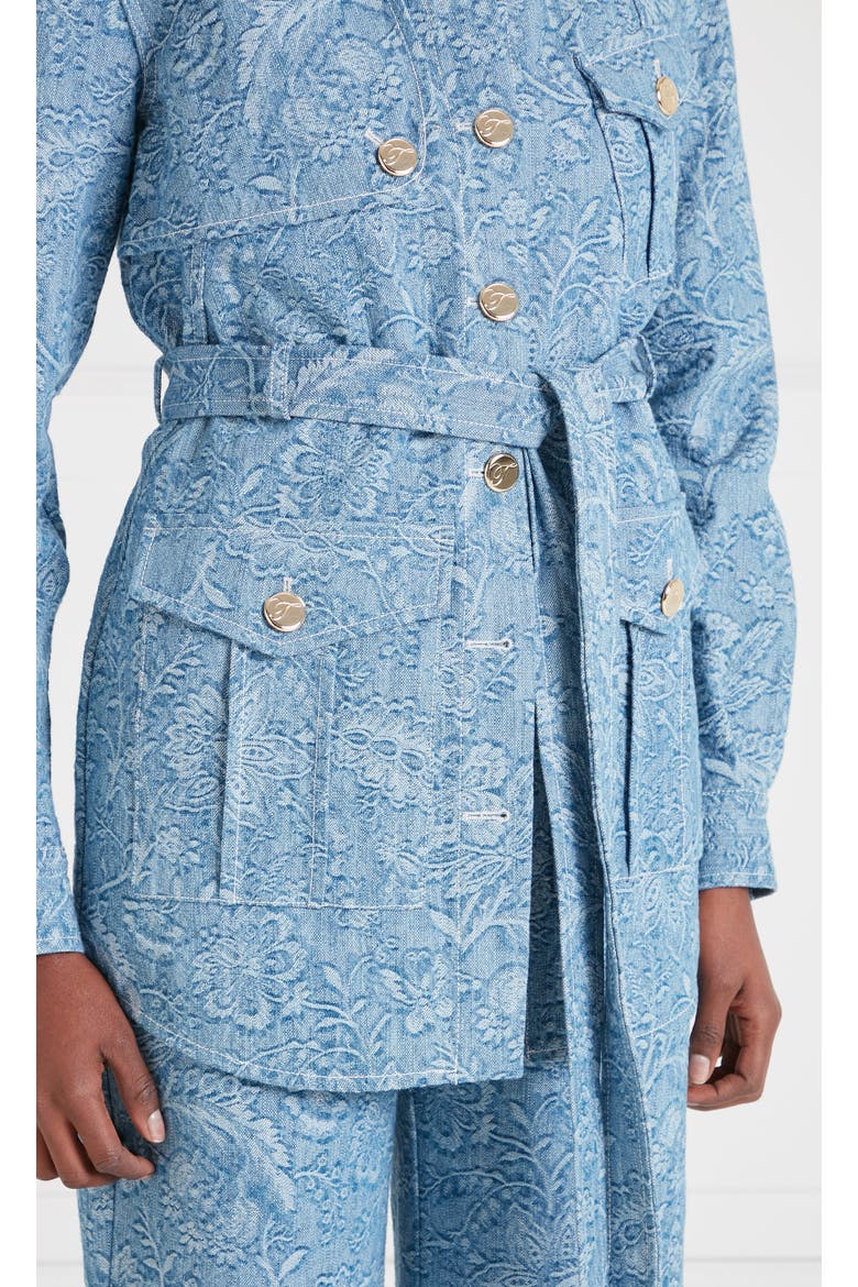 Francis Denim Shirt Jacket, Alternate, color, Washed Blue