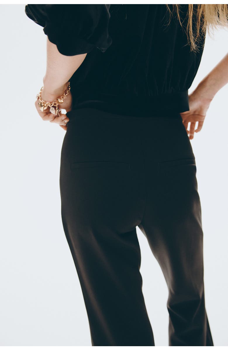 H&M Flared pants, Alternate, color, Black
