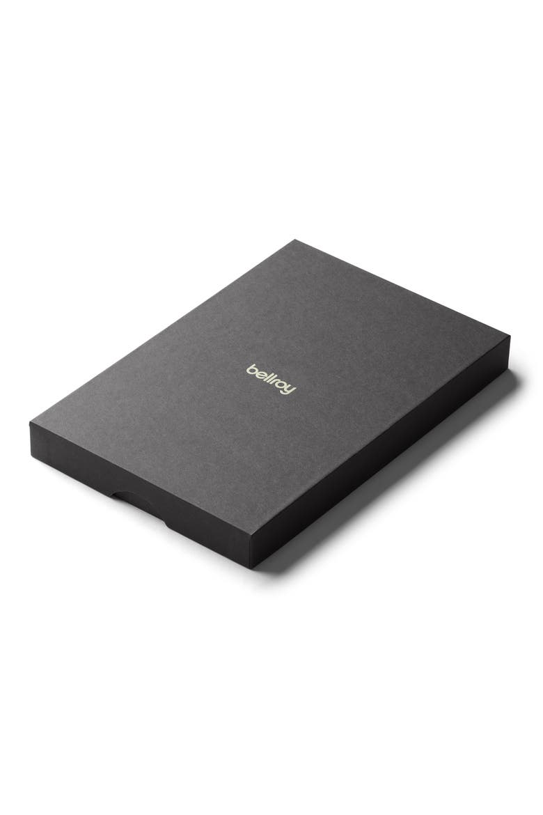 Leather RFID Travel Folio, Alternate, color, BLACK