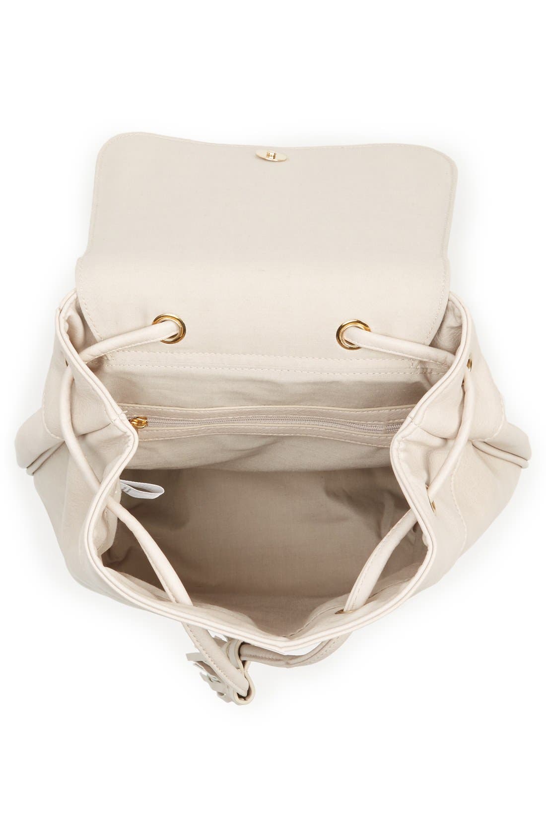 BP. Tassel Flap Faux Leather Backpack, Alternate, color, 