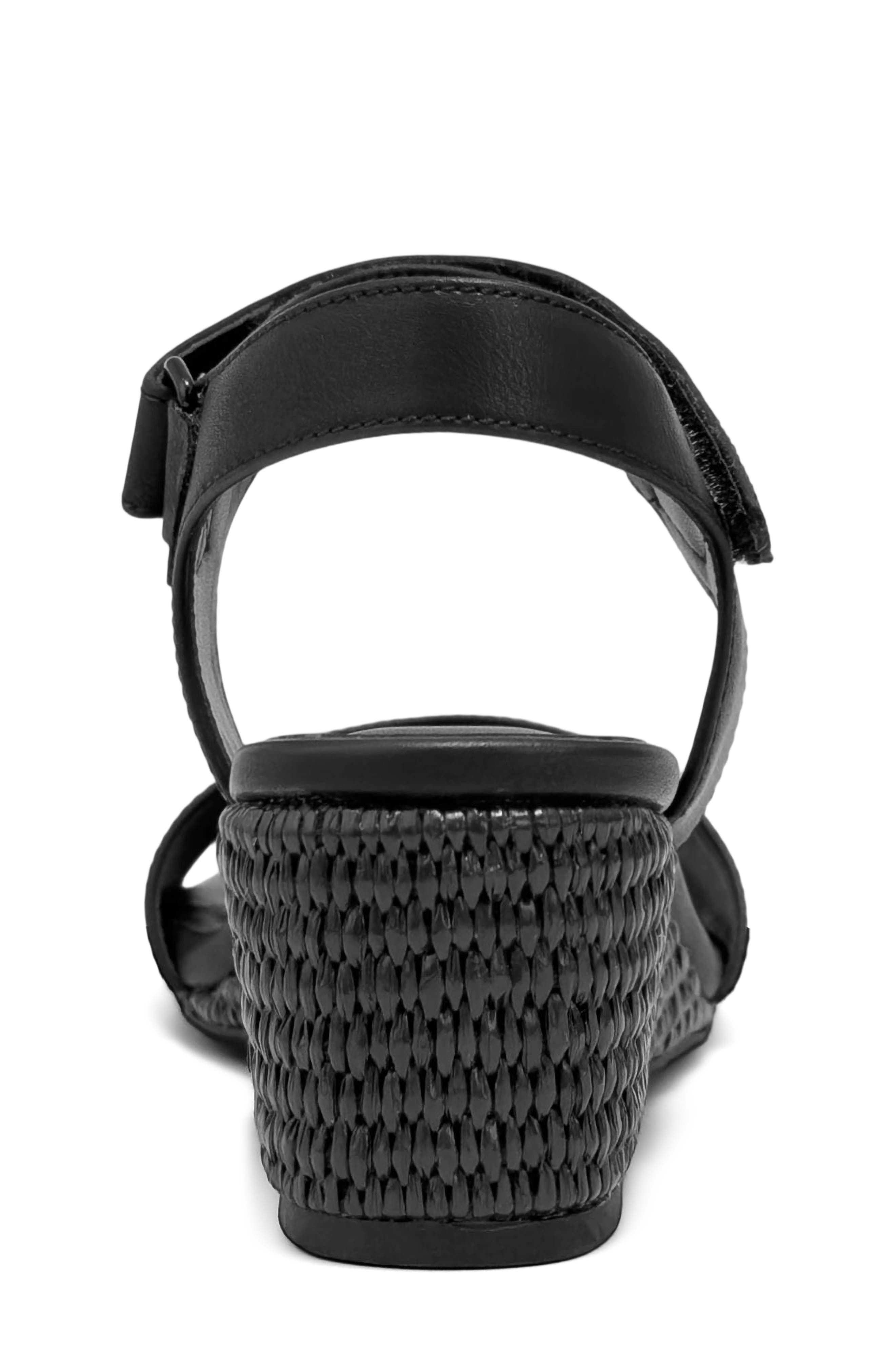 Aerosoles Wel Wedge Sandal, Alternate, color, Black