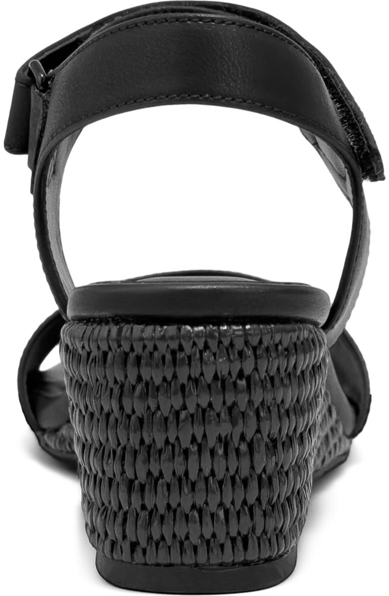 Aerosoles Wel Wedge Sandal, Alternate, color, Black