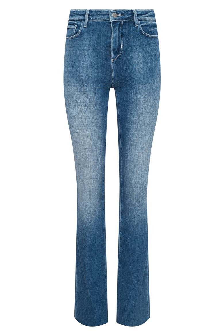 Ruth Raw Hem Straight Leg Jeans, Alternate, color, CASTRO