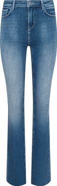 L'AGENCE Ruth Raw Hem Straight Leg Jeans