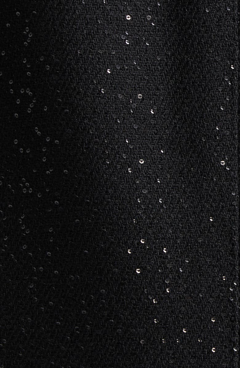 TOM FORD Sequin Wool Blend Blazer, Alternate, color, Lb999 Black