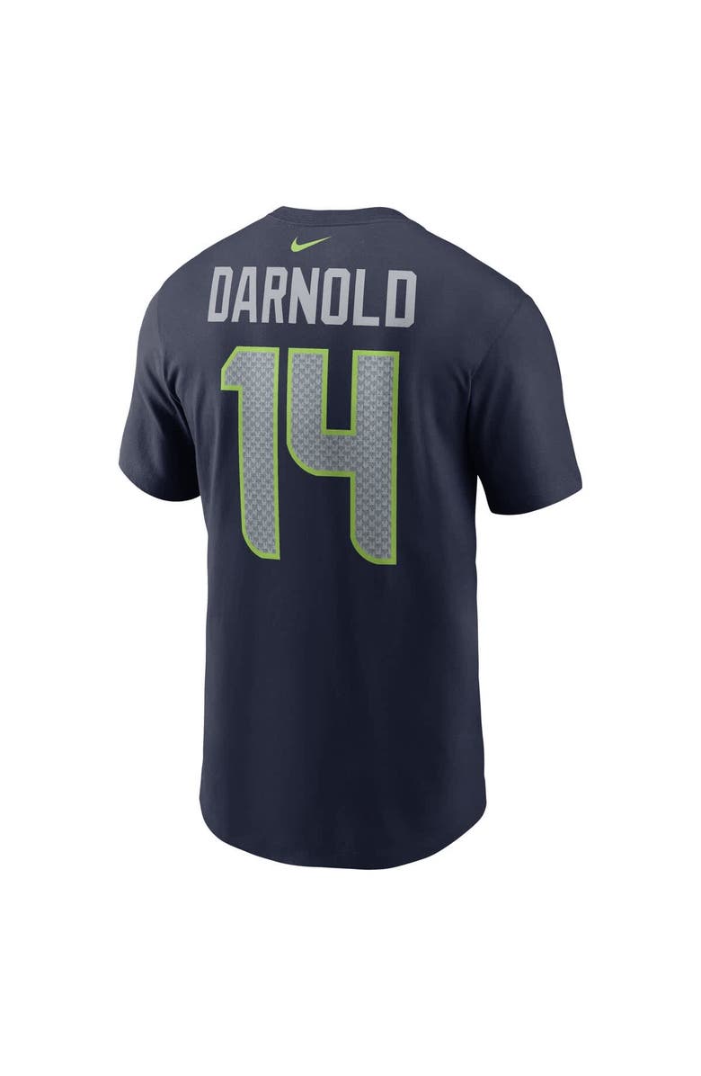 Nike Men's  Nike Sam Darnold College Navy Seattle Seahawks Name & Number T-Shirt, Alternate, color, Navy