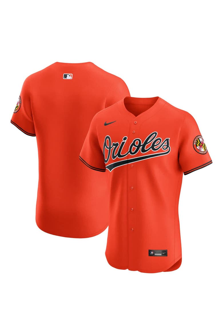 Men's Nike Orange Baltimore Orioles Alternate 2  Elite Jersey, Main, color, Orange
