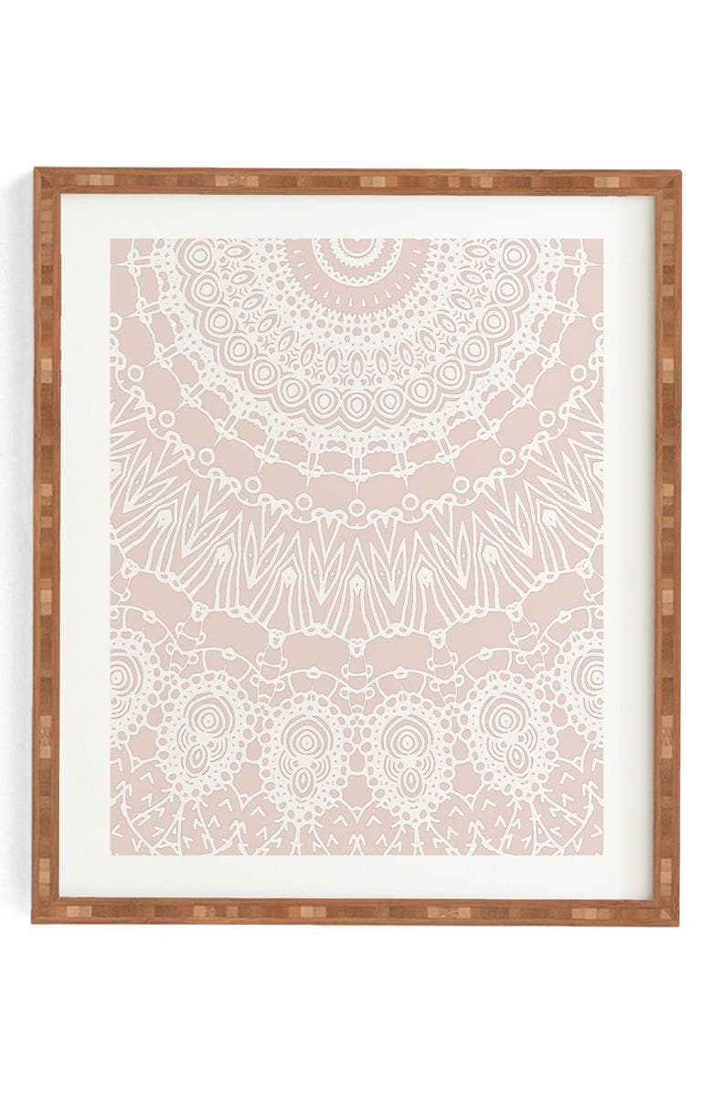 Deny Designs Moroccan Rose Framed Wall Art, Main, color, 