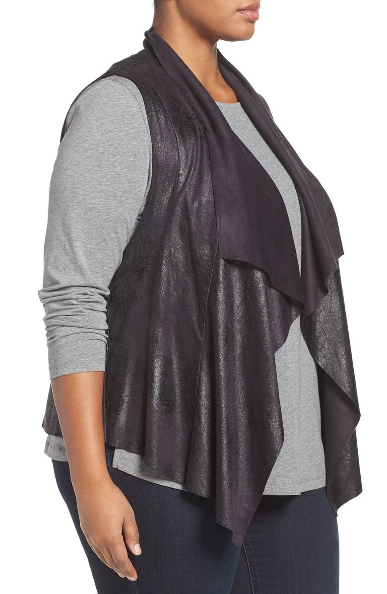 Tart Hudsen Shimmer Faux Suede Vest, Alternate, color, 