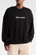 Palm Angels Logo Cotton Sweatshirt