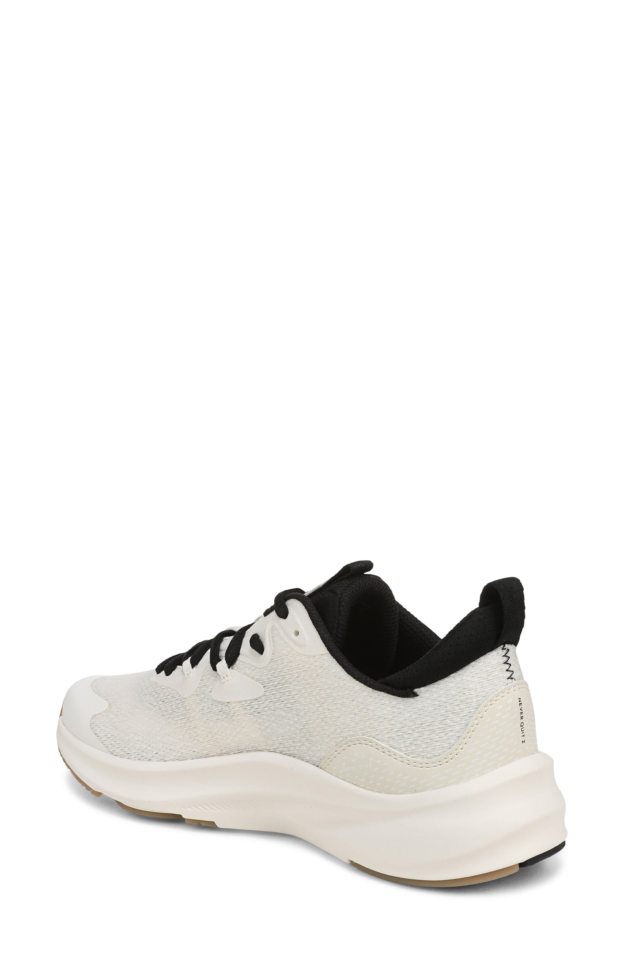 Never Quit 2 Training Sneaker, Alternate, color, WHITE/ BLACK