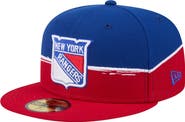 New Era Men's New Era Red/Royal New York Rangers Vintage Color Dip 59FIFTY Fitted Hat