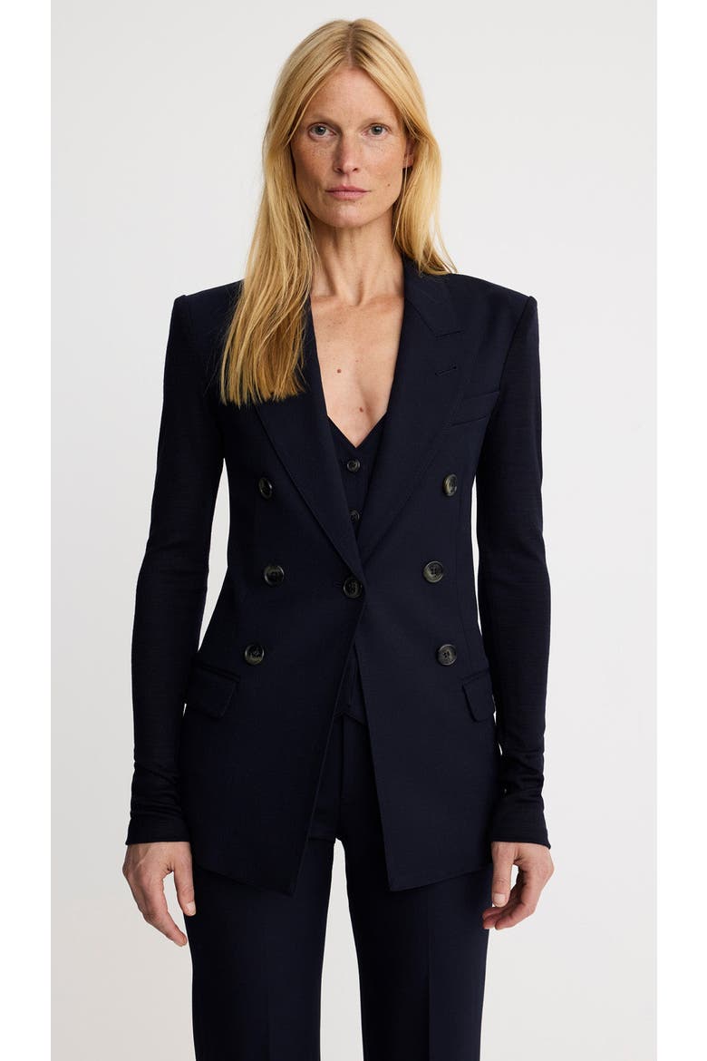 Not A DB Blazer with Jersey Sleeve, Alternate, color, Deep Navy