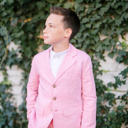 HOPE & HENRY HOPE & HENRY BOYS' LINEN SUIT PANT, KIDS