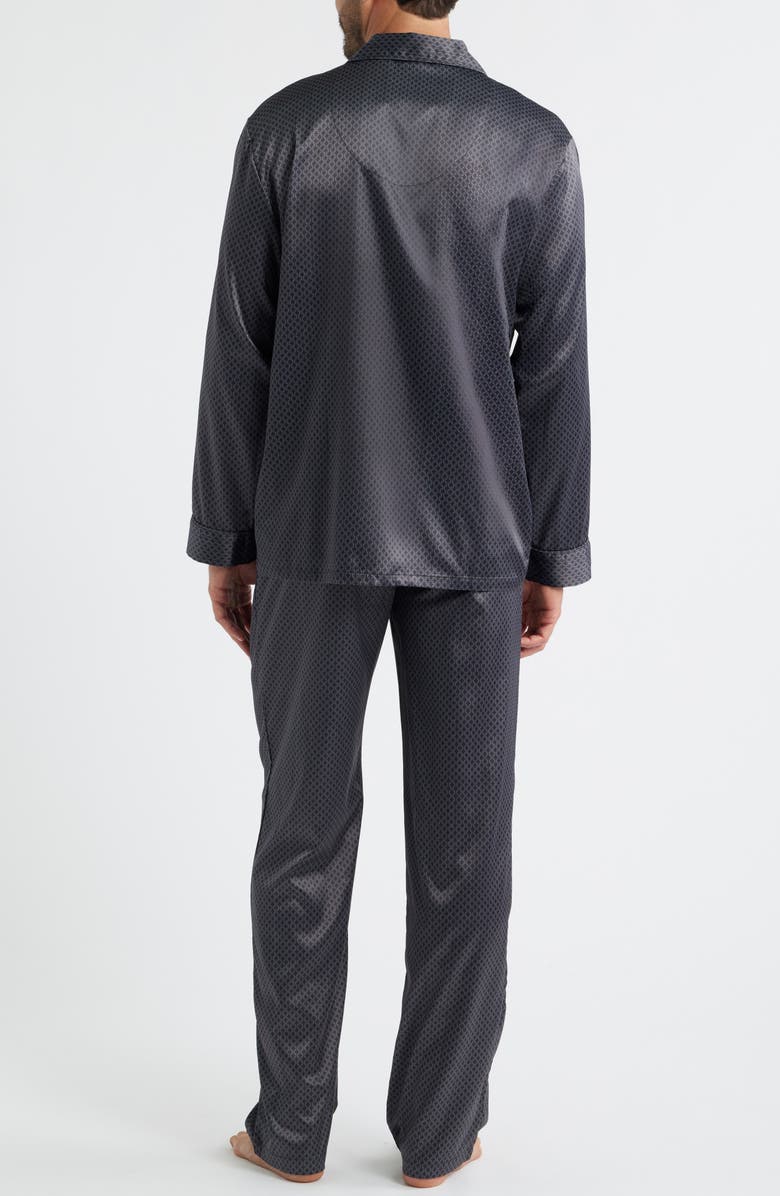 Majestic International Dreams of Satin Pajamas, Alternate, color, Black