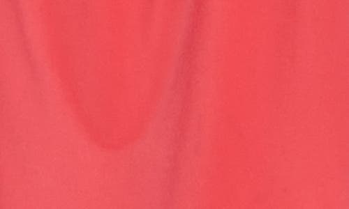 Vince Camuto Cap Sleeve Asymmetric Hem Body-con Dress In Guava