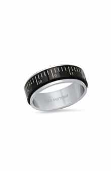 Men's Two Tone Spinner Ring