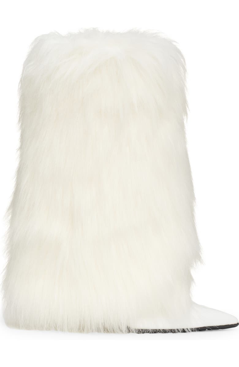 Dolce&Gabbana Faux Fur Knee High Boot, Alternate, color,