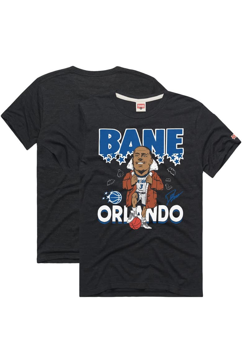 Unisex Homage Desmond Bane Charcoal Orlando Magic Signature Tri-Blend T-Shirt, Main, color, Charcoal