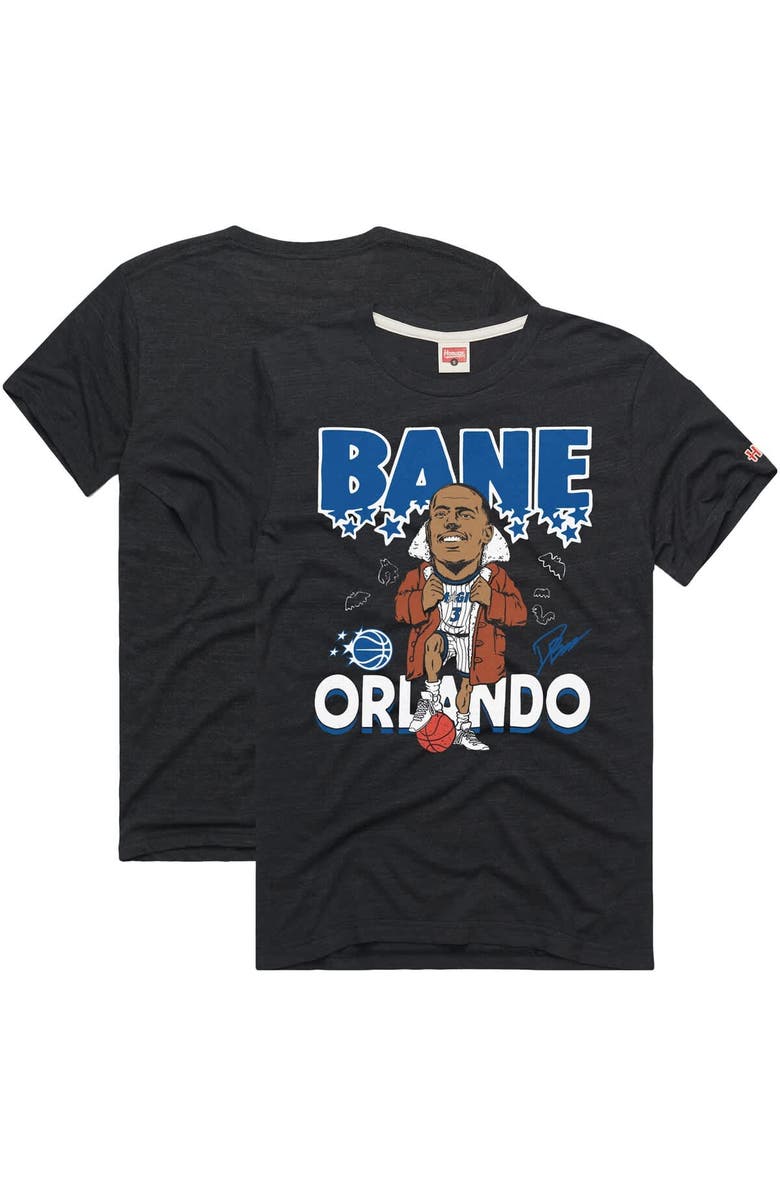 Homage Unisex Homage Desmond Bane Charcoal Orlando Magic Signature Tri-Blend T-Shirt, Main, color, Charcoal