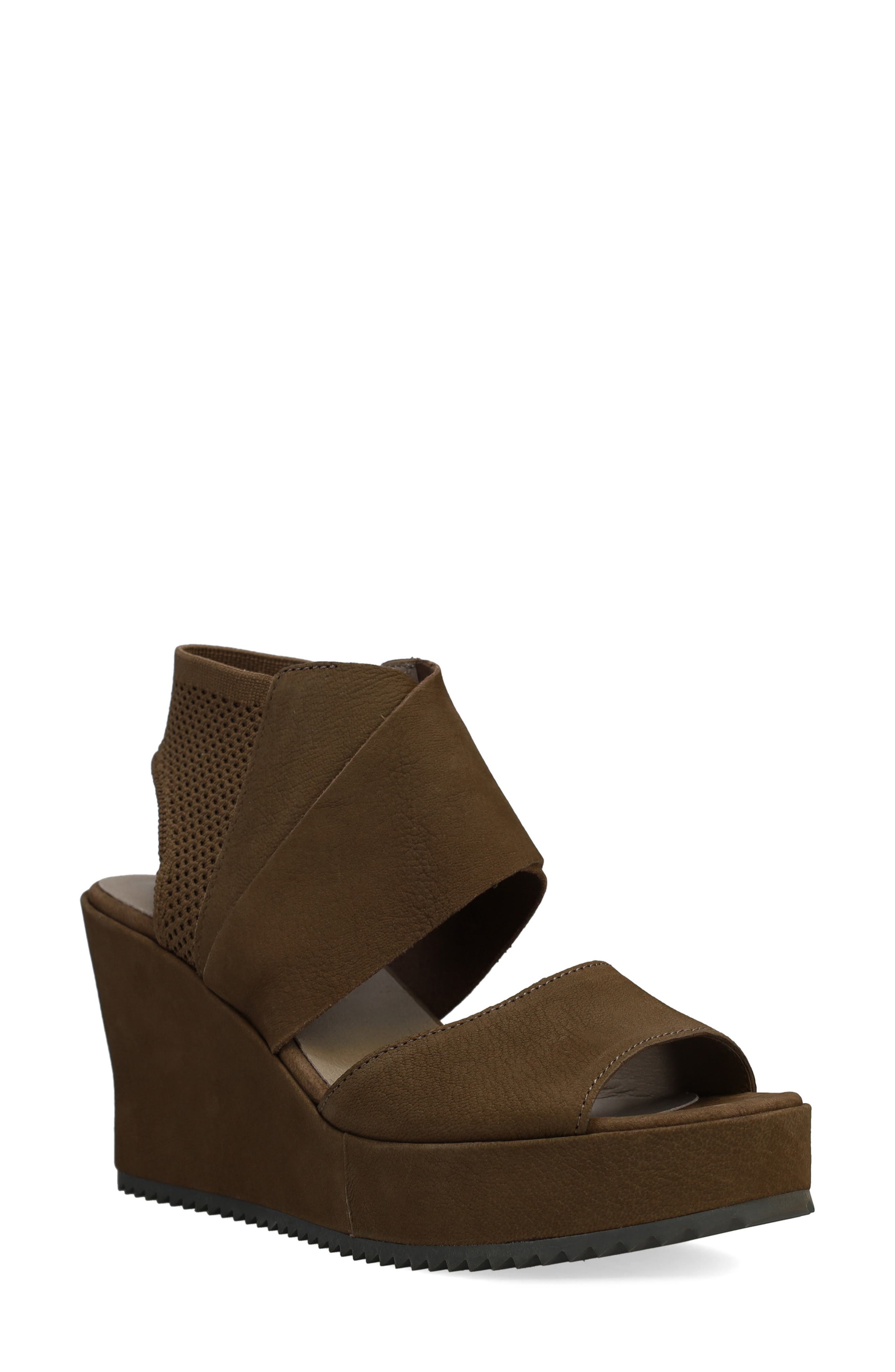 Eileen Fisher Lio Wedge Sandal, Main, color, Antelope