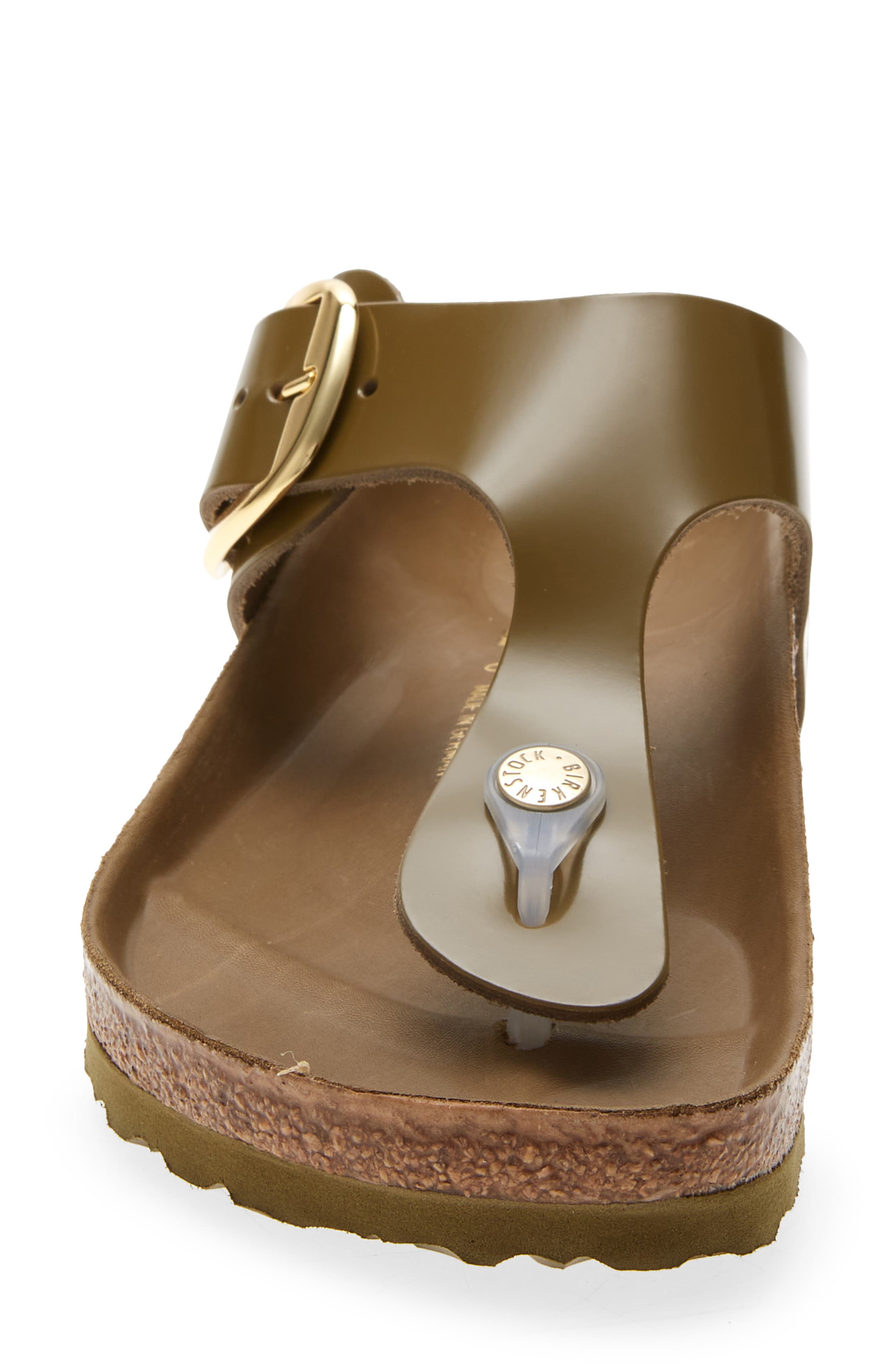 Birkenstock Gizeh Big Buckle Flip Flop, Alternate, color, Green Green