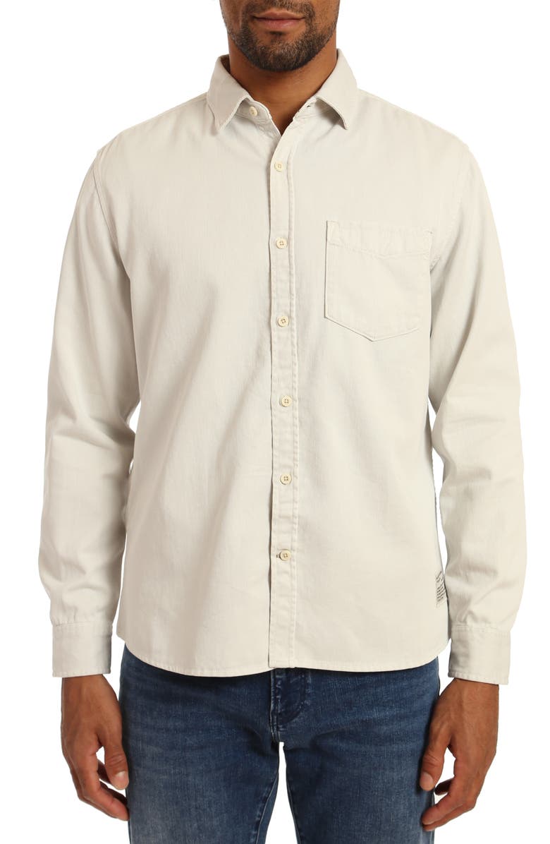 Mavi Jeans Solid Button-Up Shirt, Main, color, 