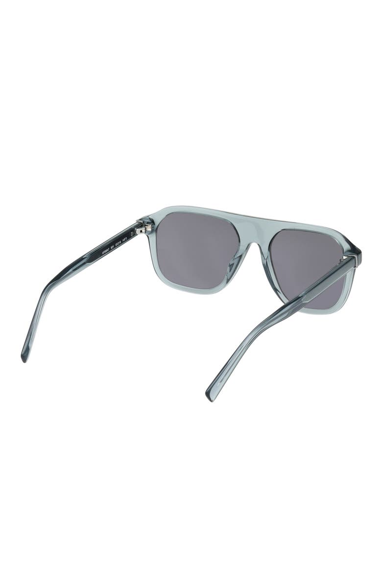 53mm Navigator Sunglasses, Alternate, color, BLUE/ OTHER / BLUE