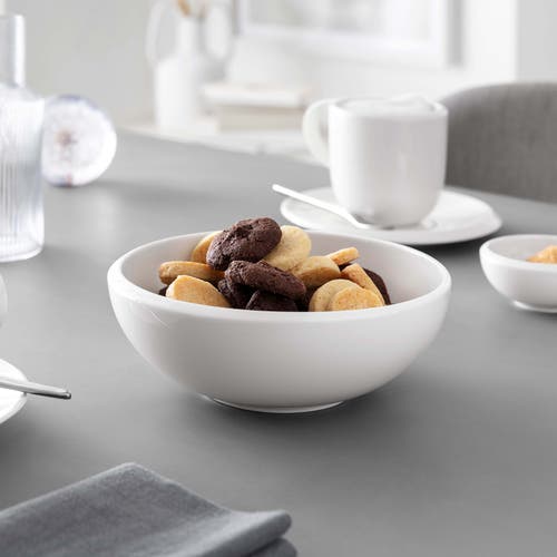 Villeroy & Boch Newmoon Small Round Vegetable Bowl In White