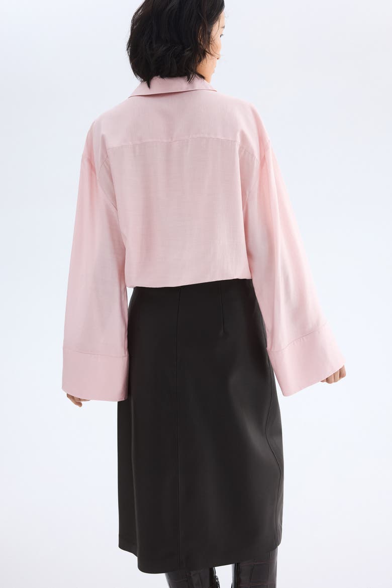 Oversized Shirt, Alternate, color, Light pink