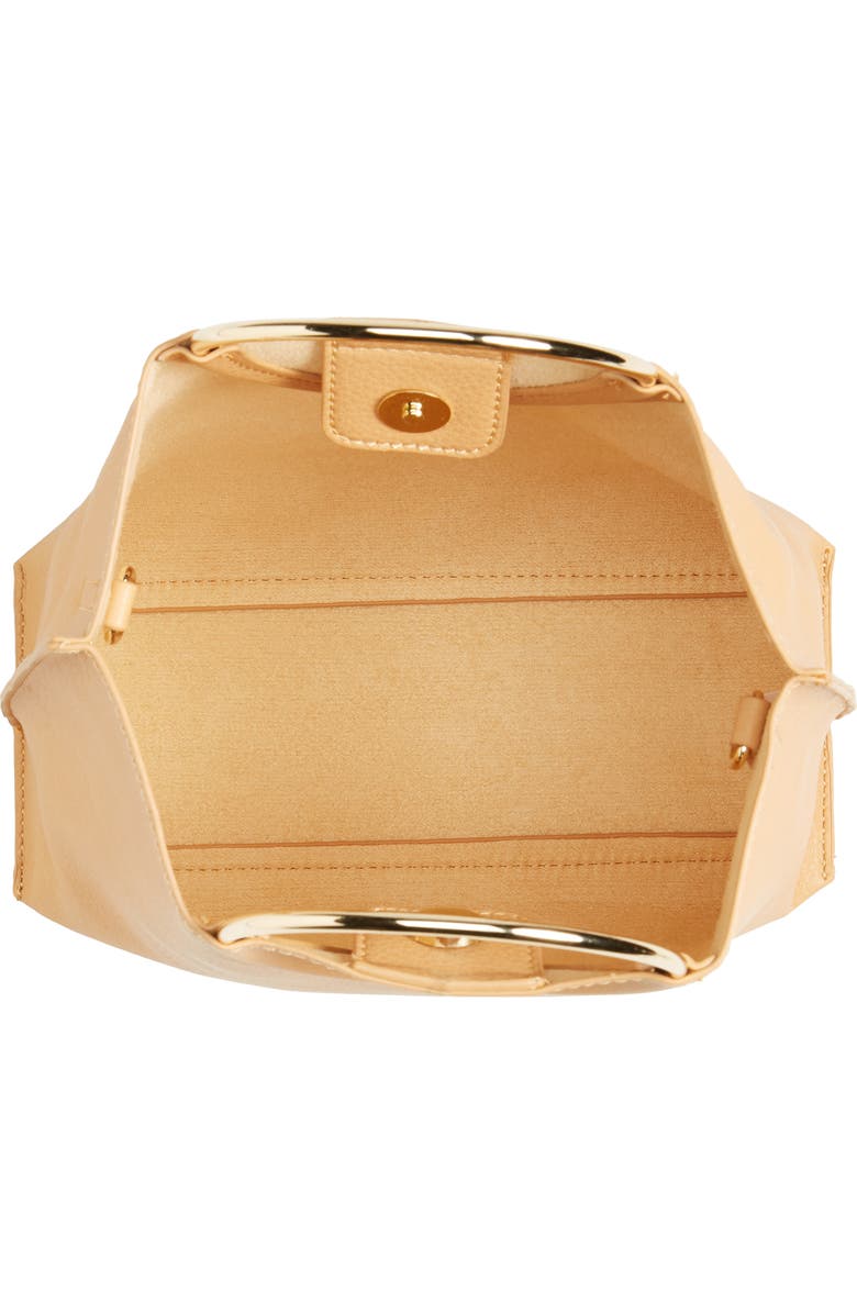 BP. Metal Handle Faux Leather Crossbody Bag, Alternate, color,