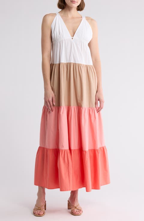 Colorblock Maxi Dress