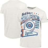 Champion Men's Champion White Detroit Tigers Winning Tradition Cooperstown Tri-Blend T-Shirt
