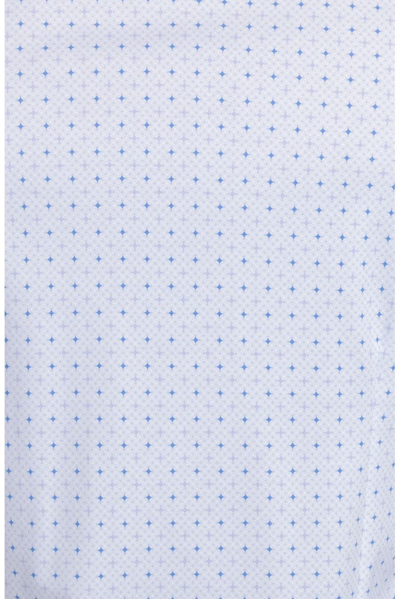 Slim Fit Metro Diamond Reworked Dress Shirt, Alternate, color, WHITE/ BLUE