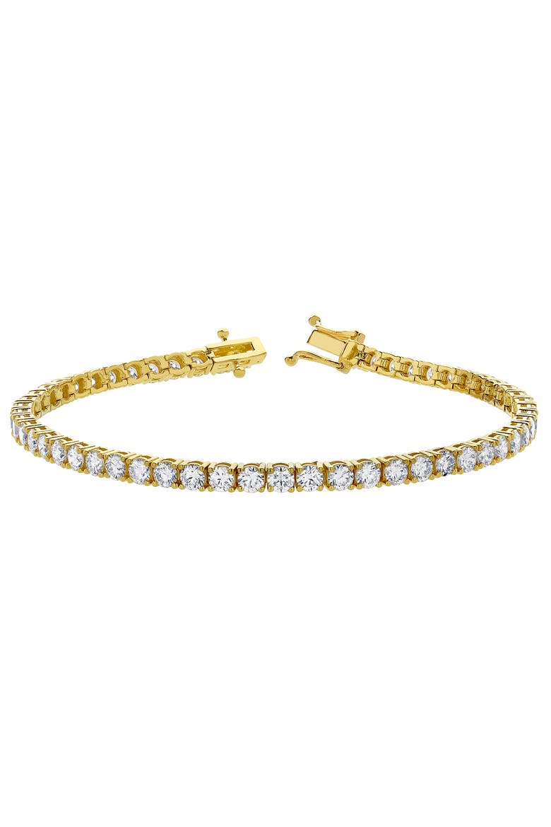LMJ LoveGrown 10K Yellow Gold Lab Grown Diamond Tennis Bracelets - 5.49 Cts, Main, color, 10K Yellow Gold