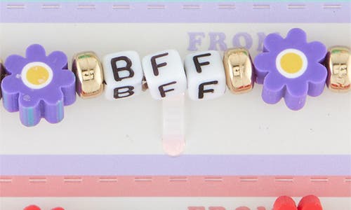 Capelli New York Kids' Assorted 8-pack Bff Bracelets In White Multi