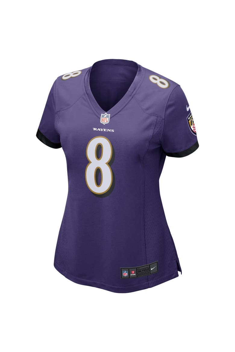 Women's Nike Lamar Jackson Purple Baltimore Ravens Game Jersey, Alternate, color, Purple