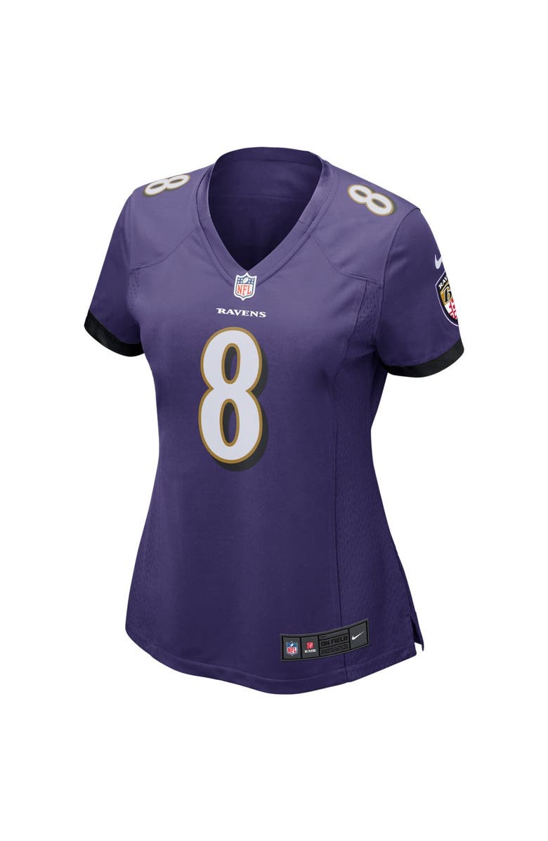 Nike Women's Nike Lamar Jackson Purple Baltimore Ravens Game Jersey, Alternate, color, Purple
