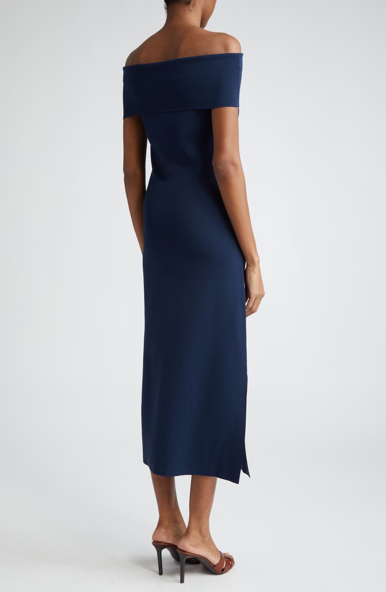 Max Mara Studio Aulla Off the Shoulder Knit Dress, Alternate, color, 