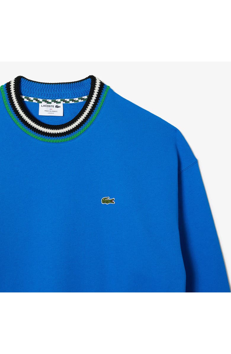Lacoste Loose Fit Crewneck Sweatshirt, Alternate, color,