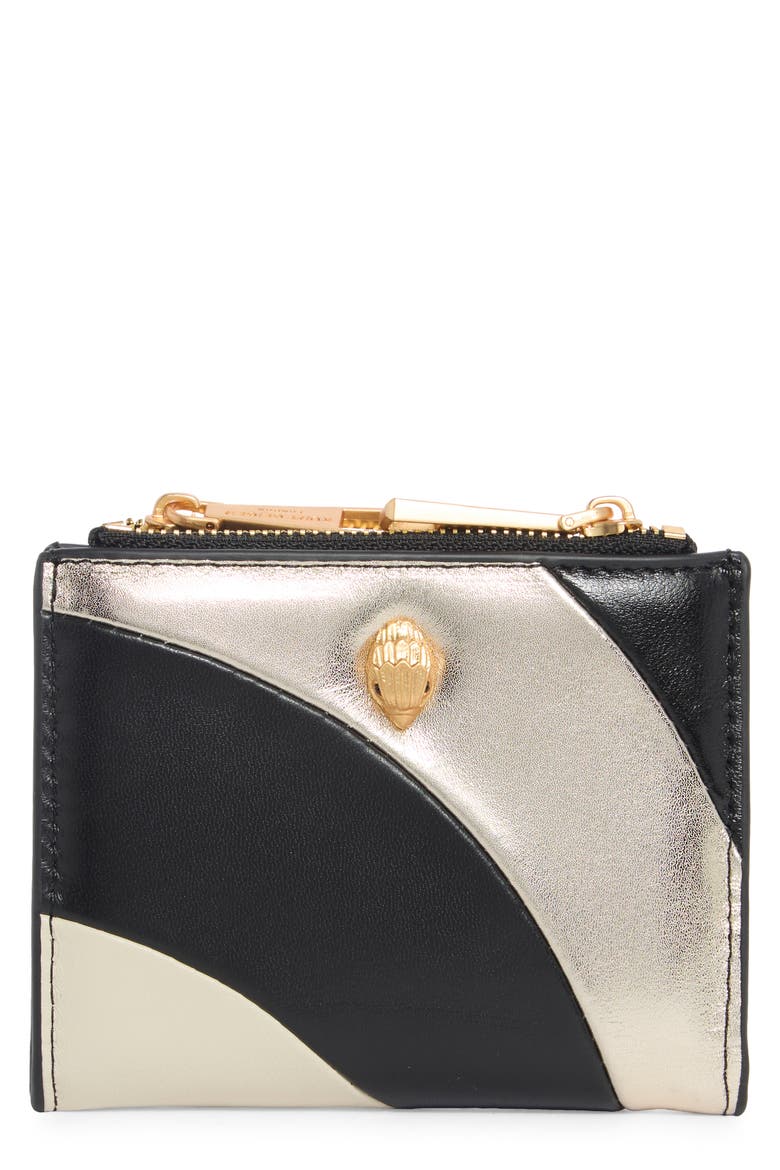 Kensington Leather Flap Wallet, Main, color, OPEN GREY