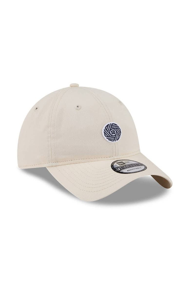 Men's New Era Beige San Diego FC Micro Team Logo 9TWENTY Adjustable Hat, Alternate, color, Beige