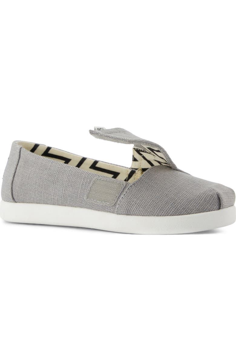 TOMS Kids' Alpargata Sneaker, Alternate, color, Grey