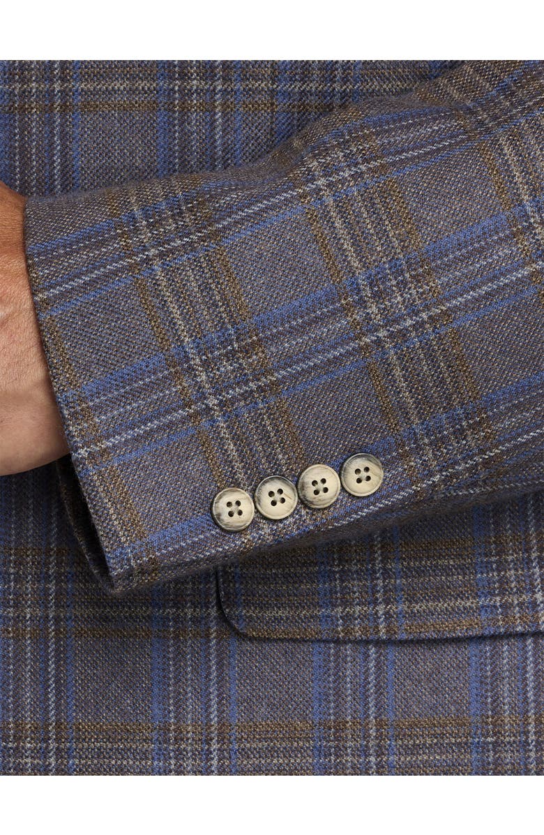 Tallia Big & Tall Multi Plaid Sport Coat, Alternate, color, 