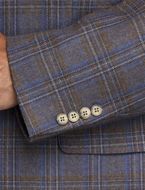 Tallia Big & Tall Multi Plaid Sport Coat