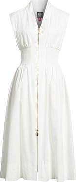 Vince Camuto Sleeveless Cotton Midi Dress