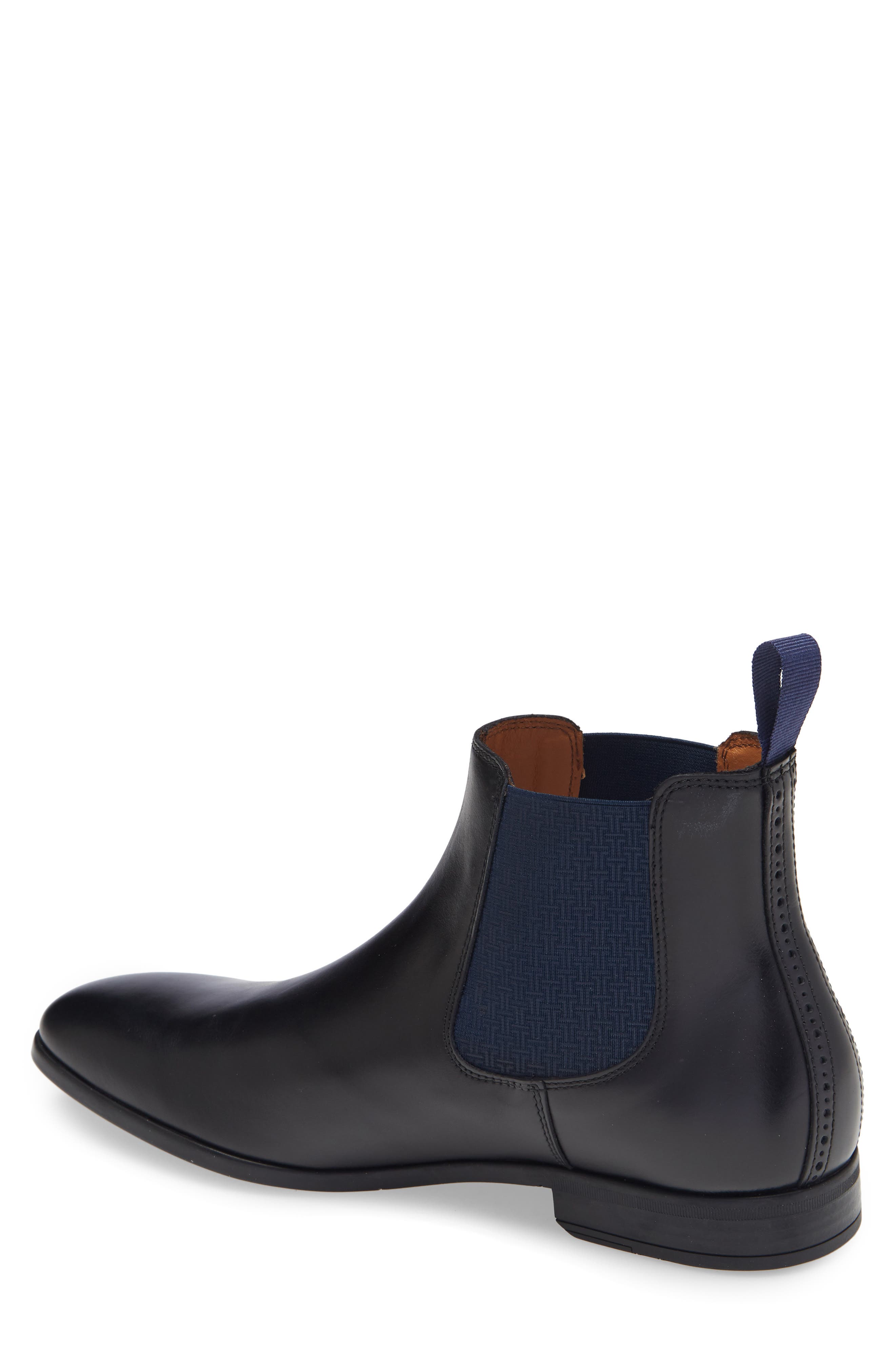 Marson Water Resistant Chelsea Boot, Alternate, color, BLACK